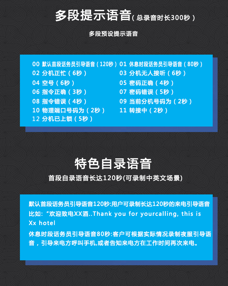 VIP600 微鈴系列 V1型電話交換機(圖3)